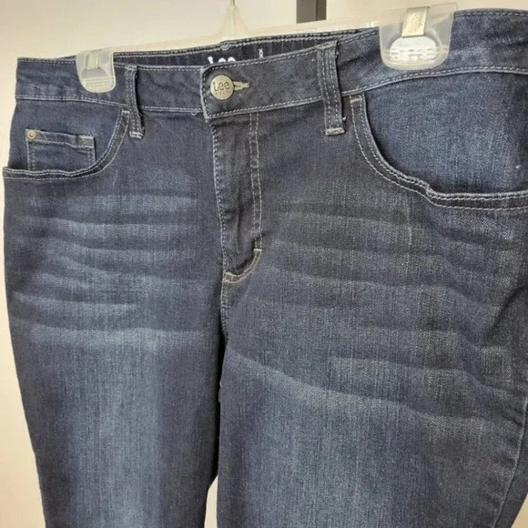 Lee Riders Mid Rise Straight Leg Jeans - Picture 2 of 5